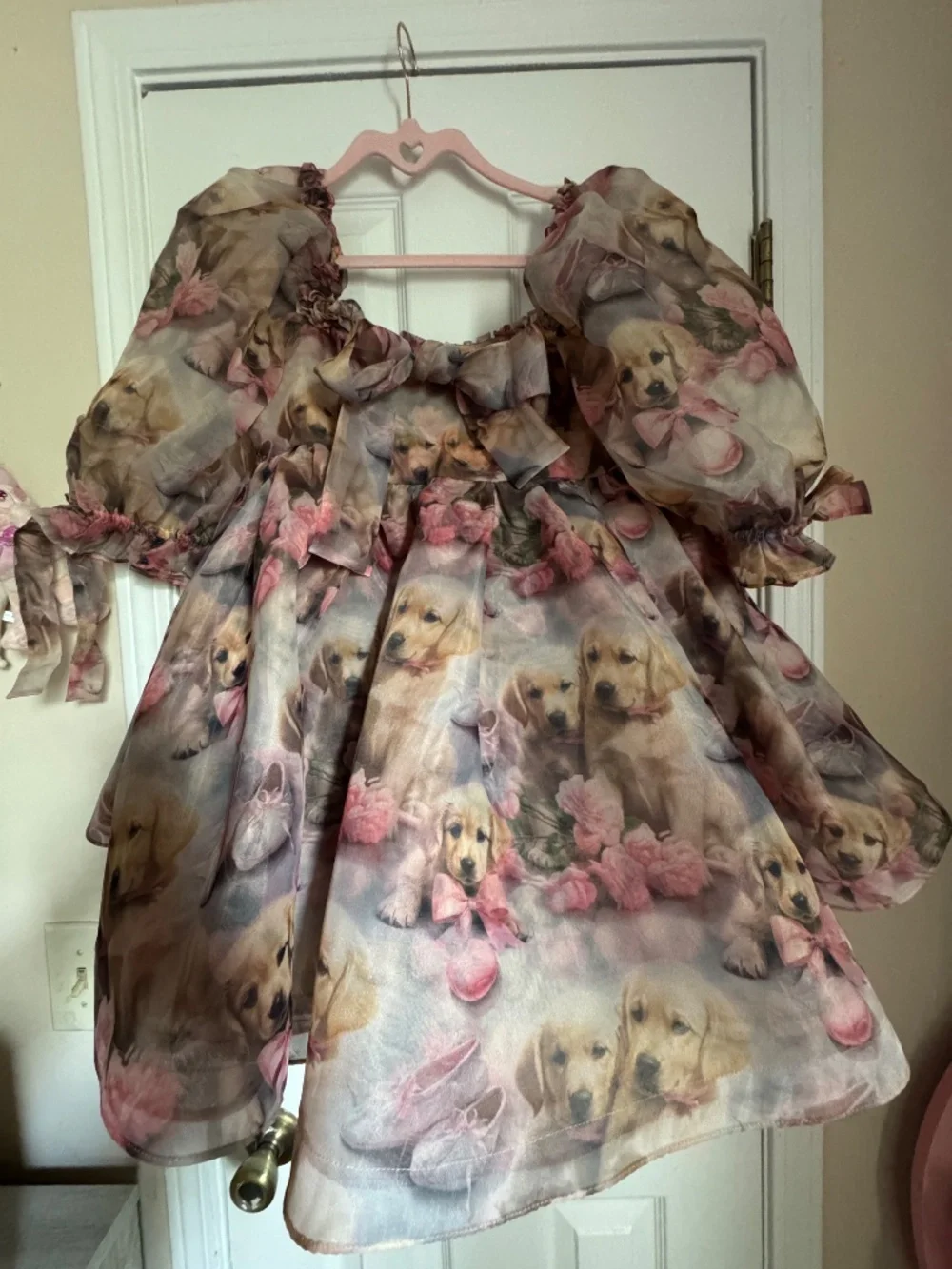 Selkie Golden Paradise Mini Shabby Chic Dress - Picture 2 of 4